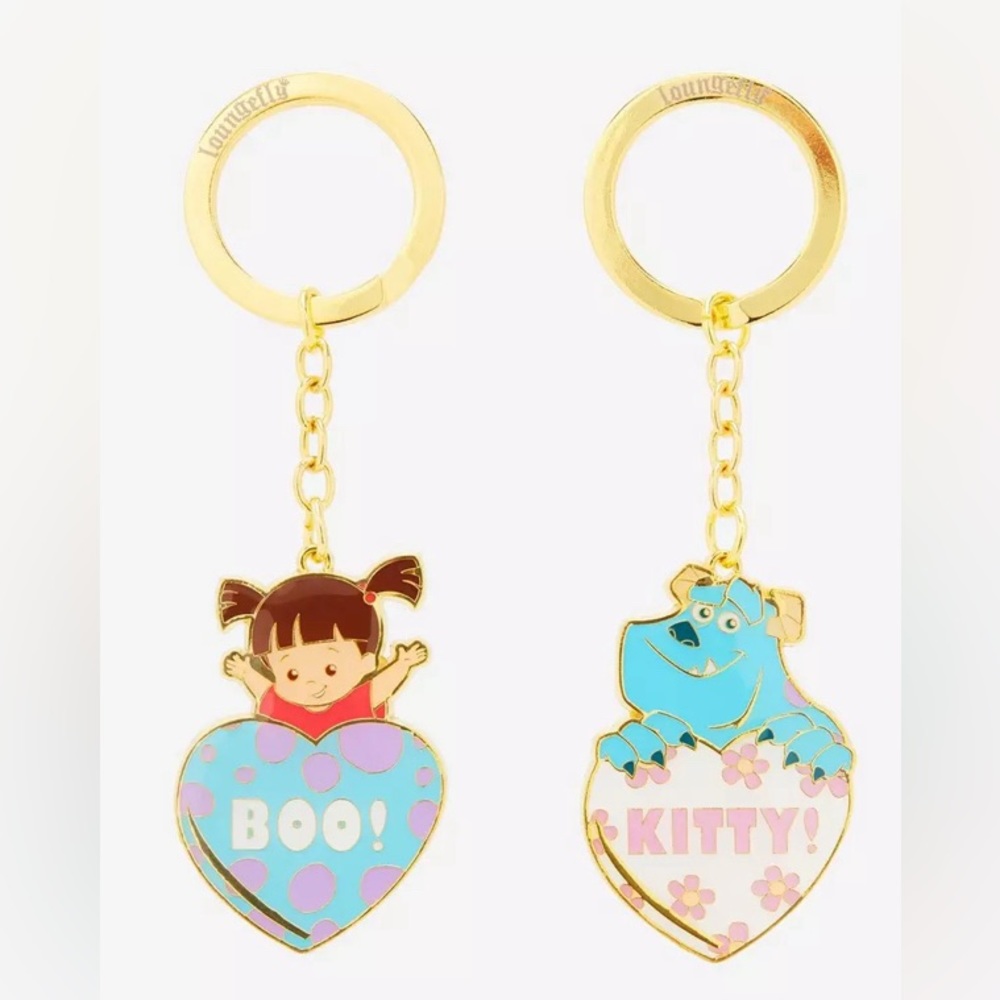 Loungefly Disney Pixar Monsters Inc. Sully & Boo Keychain Set